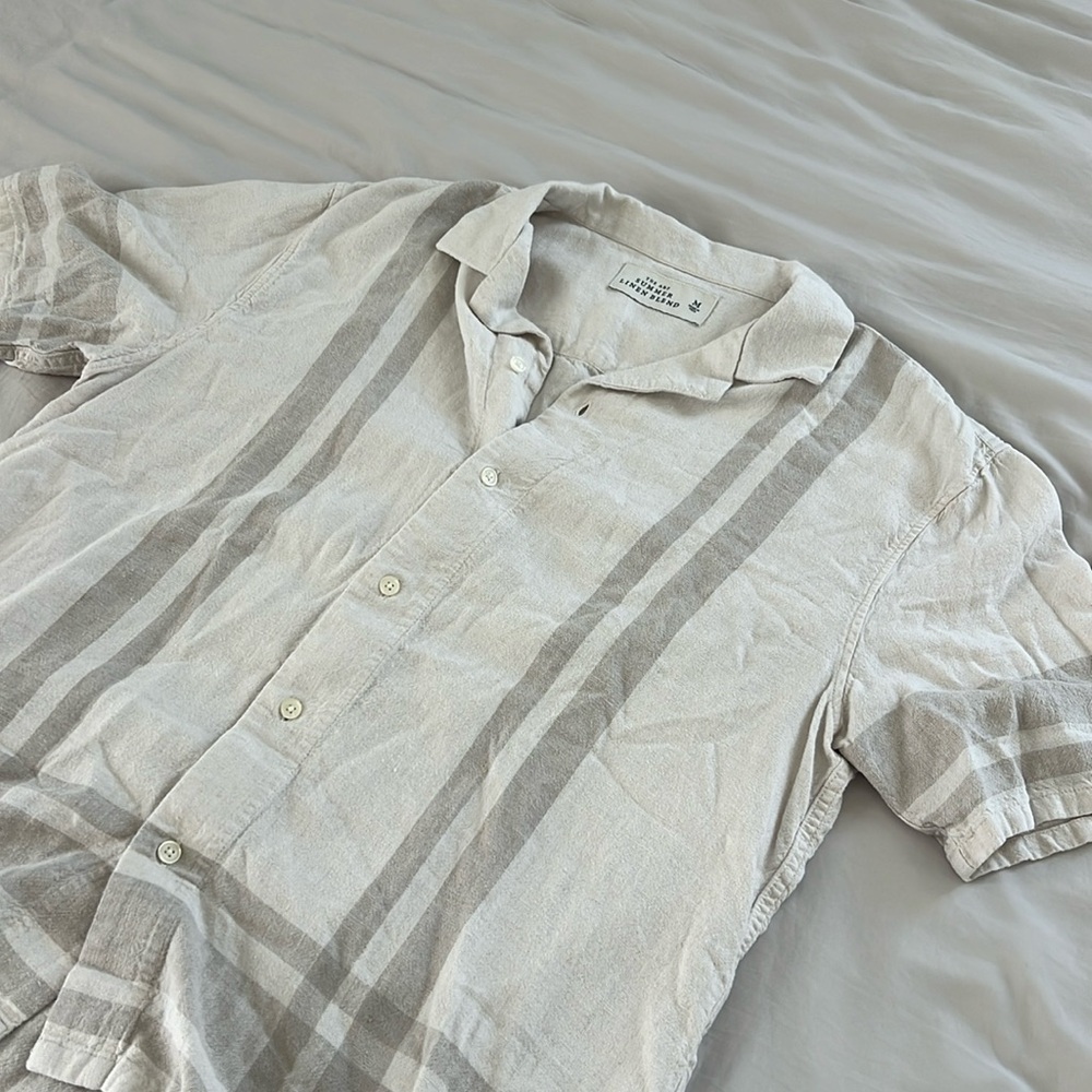 Abercrombie Linen Camp shirt
